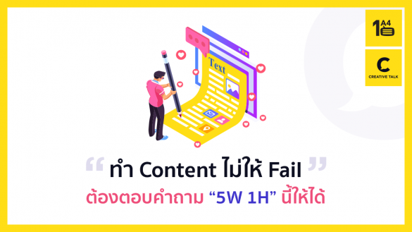 5w 1h วางแผนทำ content